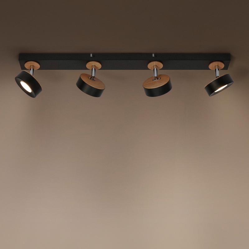 OSRAM LED Decor Spot Pluto 4er Deckenstrahler Schwarz