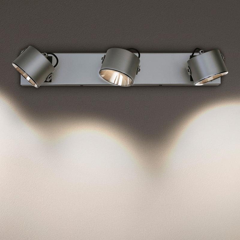 OSRAM 3er LED Wand- und Decken Strahler Decor Spot Jupiter Silber