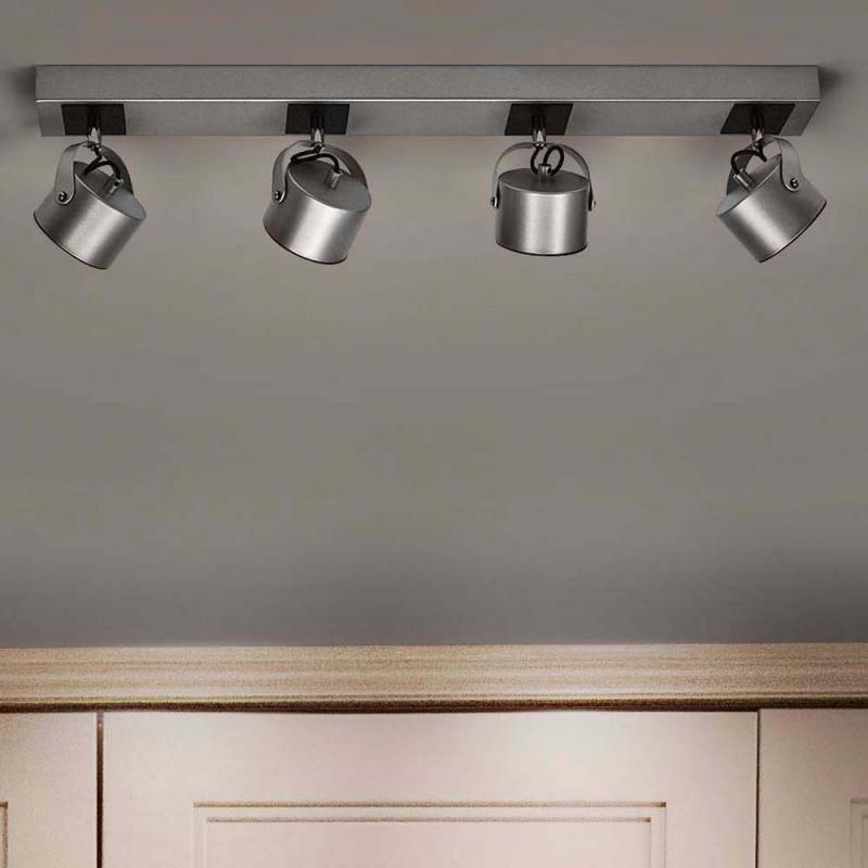 OSRAM 4er LED Deckenstrahler Decor Spot Jupiter Silber