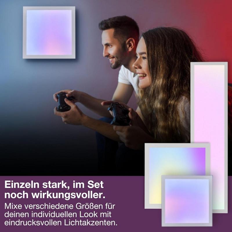 OSRAM SMART+ WiFi Planon Magic Deckenpanel RGBW 30x30cm weiß Steuerung via App oder Fernbedienung