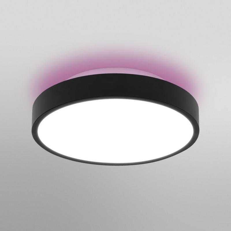 Osram Deckenleuchte SMART+ Wifi Orbis Backlight Schwarz 350mm Tunable White & RGBW