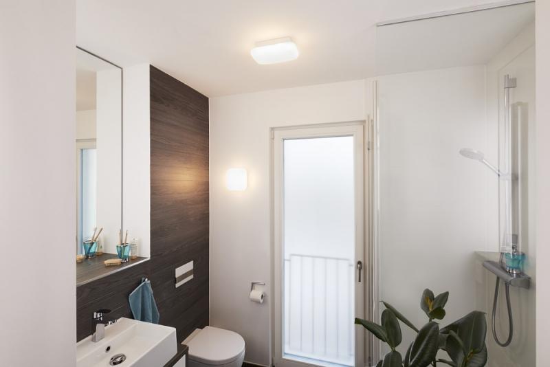 Osram SMART+ Matter over WiFi Bad Deckenleuchte Orbis Wall Aqua IP44 280x160mm in Weiß mit Tunable White Funktion