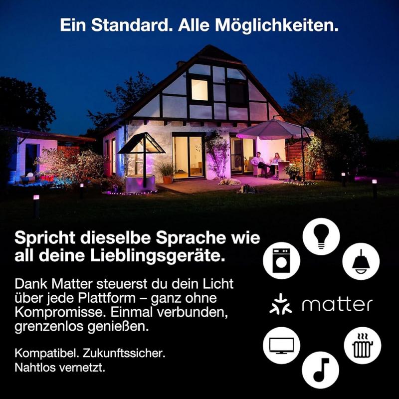 2M OSRAM Smart+ Matter LED-Streifen Flex RGB Tunable White indoor IP20