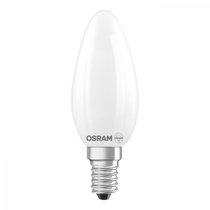 OSRAM E14  CLASSIC LED Lampe Kerzenform dimmbar 2,5W wie 40W 2700K warmweißes Licht matt