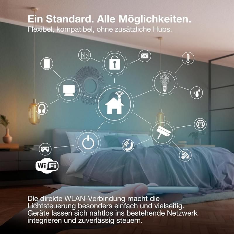 OSRAM G9 SMART+ WiFi LED PIN dimmbar 3,5W wie 30W 2700-6500K Tunable White - steuerbar per App & Sprache, kompatibel mit Alexa, Google