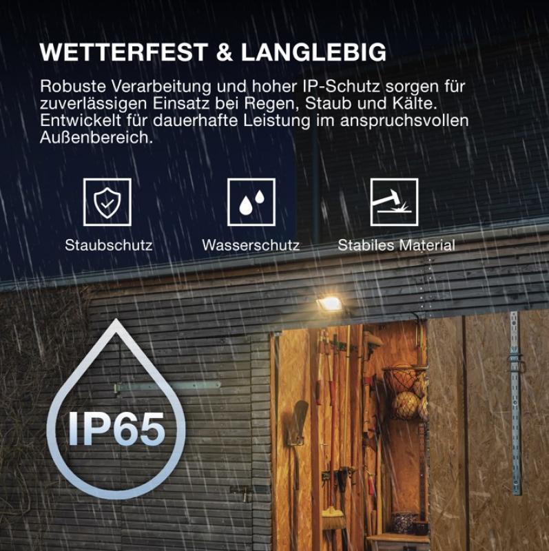 Osram  Endura LED Fluter  50W 3000K Warmweiß Floodlight IP65 weiss