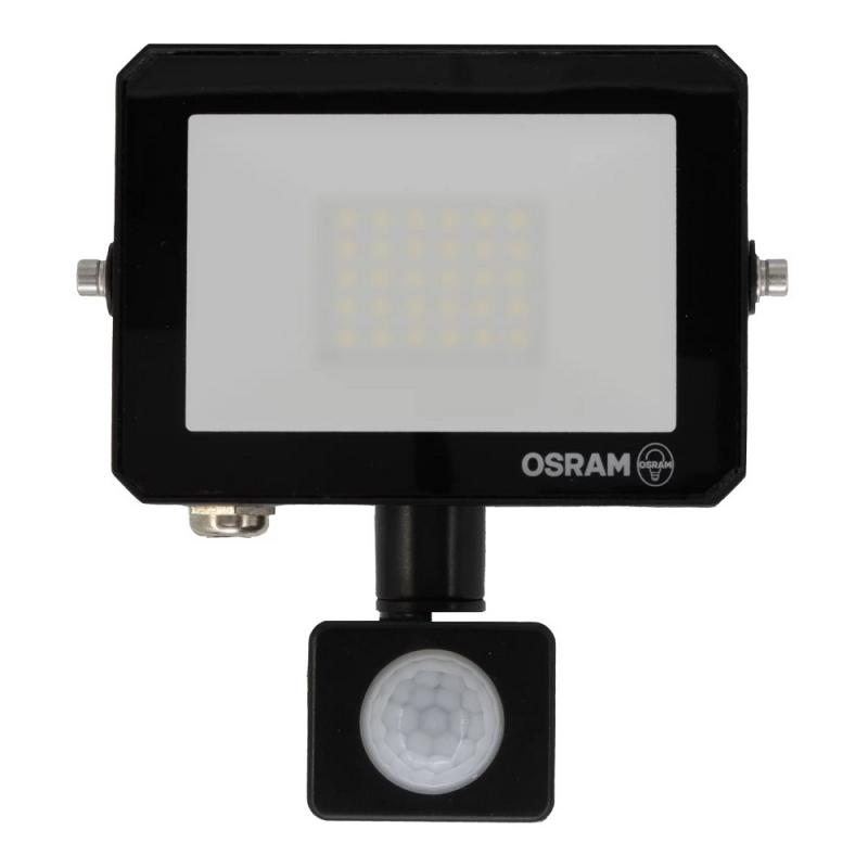 Osram LED Fluter LUX schwarz 3000K warmweißes Licht 20W IP65 mit Sensor