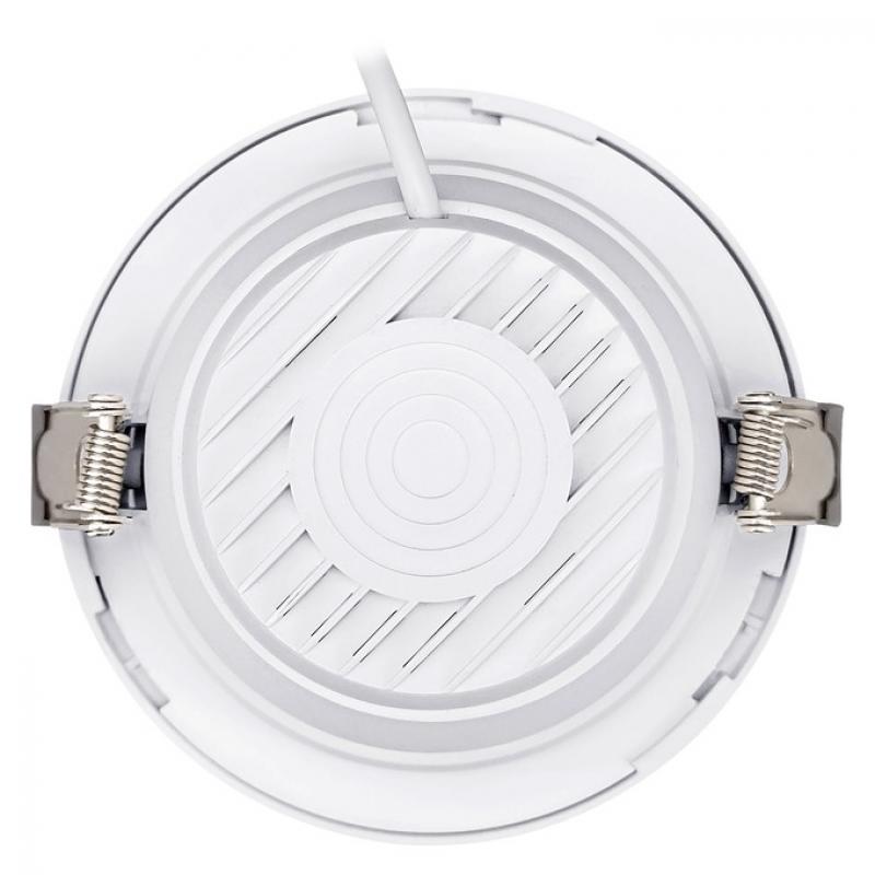 LEDVANCE LED Deckeneinbauleuchte 13W 3000–4000K IP44, Einbaudurchmesser 116mm, Multi Select weiß