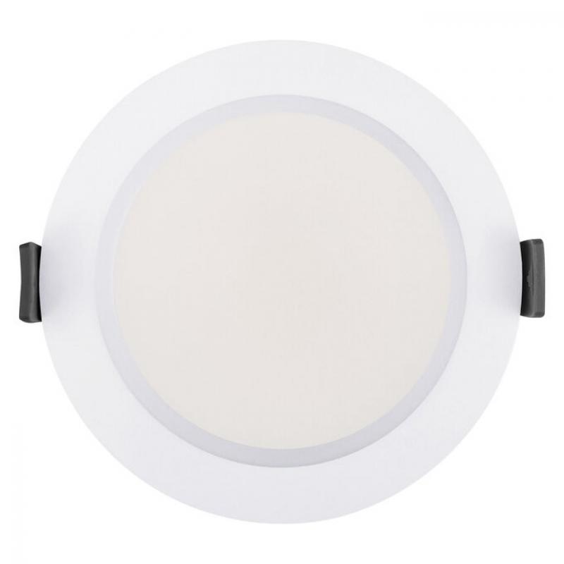 LEDVANCE LED Deckeneinbauleuchte 13W 3000–4000K IP44, Einbaudurchmesser 116mm, Multi Select weiß