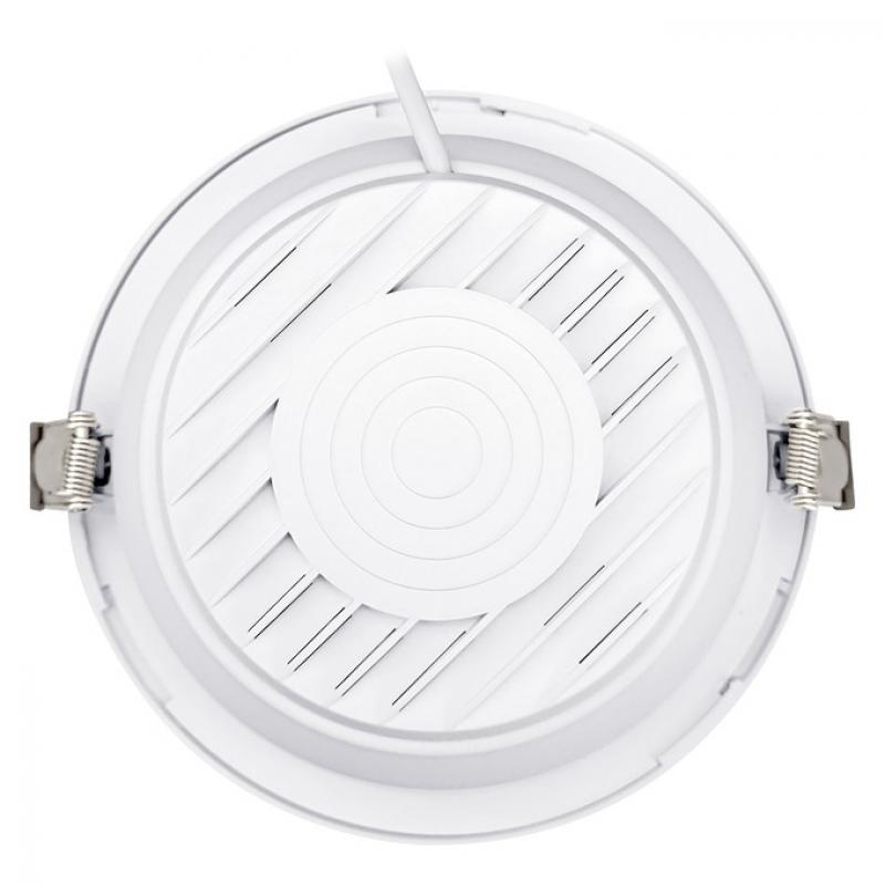 LEDVANCE LED Deckeneinbauleuchte 18W 3000–4000K IP44 Einbaudurchmesser 160mm Multi Select weiß