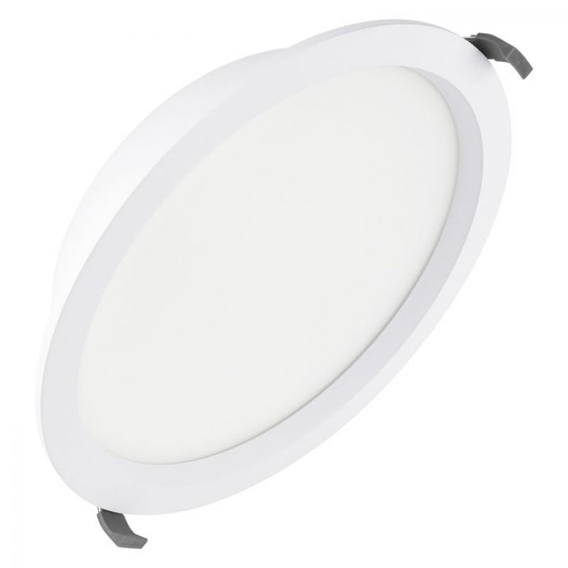 LEDVANCE DOWNLIGHT COMFORT DALI OPAL D250 42W 5000LM IP44  Einbaudurchmesser 250 mm , Einbautiefe 60 mm