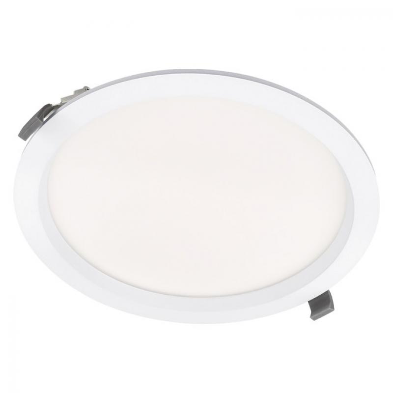 LEDVANCE DOWNLIGHT COMFORT DALI OPAL D250 42W 5000LM IP44  Einbaudurchmesser 250 mm , Einbautiefe 60 mm