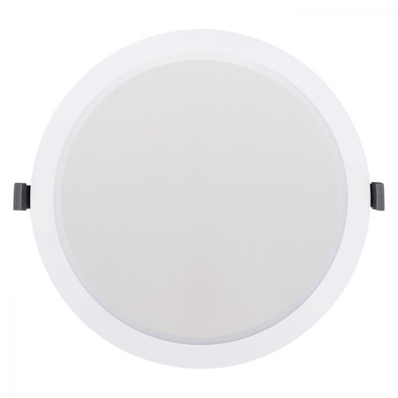 LEDVANCE DOWNLIGHT COMFORT DALI OPAL D250 42W 5000LM IP44  Einbaudurchmesser 250 mm , Einbautiefe 60 mm