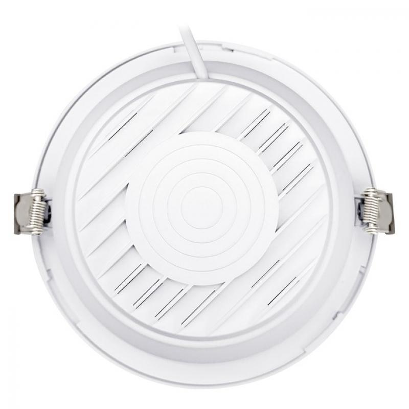 LEDVANCE LED-Downlight Slim 12–18W 3000–4000K weiß 55° UGR<19 IP44 MULTI SELECT
