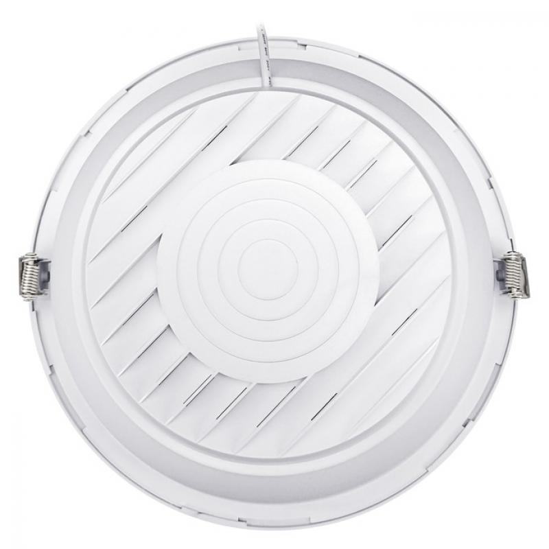 LEDVANCE DOWNLIGHT COMFORT UGR19 DL CMFT D250 P 42W ML 93040 U19 WT  Einbaudurchmesser 250mm , Einbautiefe 124mm