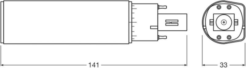 OSRAM DULUX G24q-2 LED HF & AC Kompaktlampe 7 W wie 18W 6500K Tageslichtweiß EVG