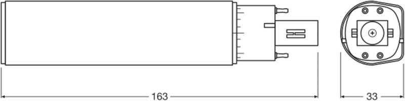 OSRAM DULUX G24q-3 LED HF & AC Kompaktlampe 10 W wie 26W 6500K Kaltweißes Licht EVG