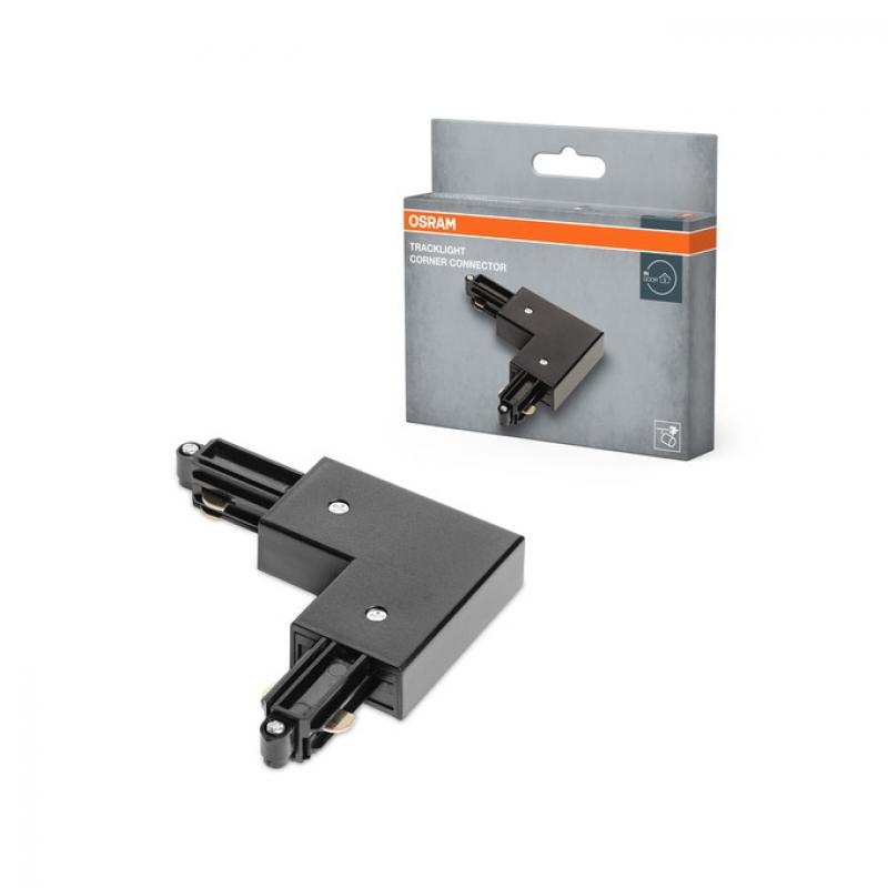 OSRAM TRACKLIGHT Corner Connector Black – Eckverbinder für TRACKLIGHT-Stromschienen