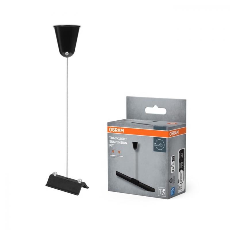 OSRAM TRACKLIGHT Suspension Kit Black – Abhängeset für TRACKLIGHT-Stromschienen