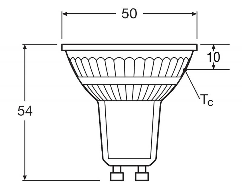 3er-PACK OSRAM LED BASE PAR16 80 36° 6.9W 865 GU10 6500K 575 lm 80 Ra Tageslichtweiß