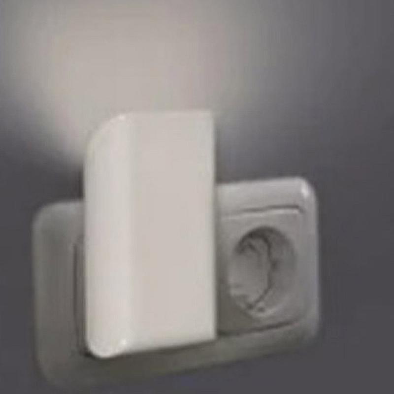 OSRAM  Nachtlicht LUNETTA Glow Weiß Steckdosenleuchte mit Sensor - indirektes Licht, 3000K, für Kinderzimmer und Wohnbereiche