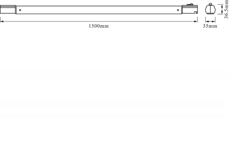 150cm OSRAM TubeKIT LED Unterbauleuchte & Möbelleuchte mit Netzstecker und Schalter - warmweißes Licht