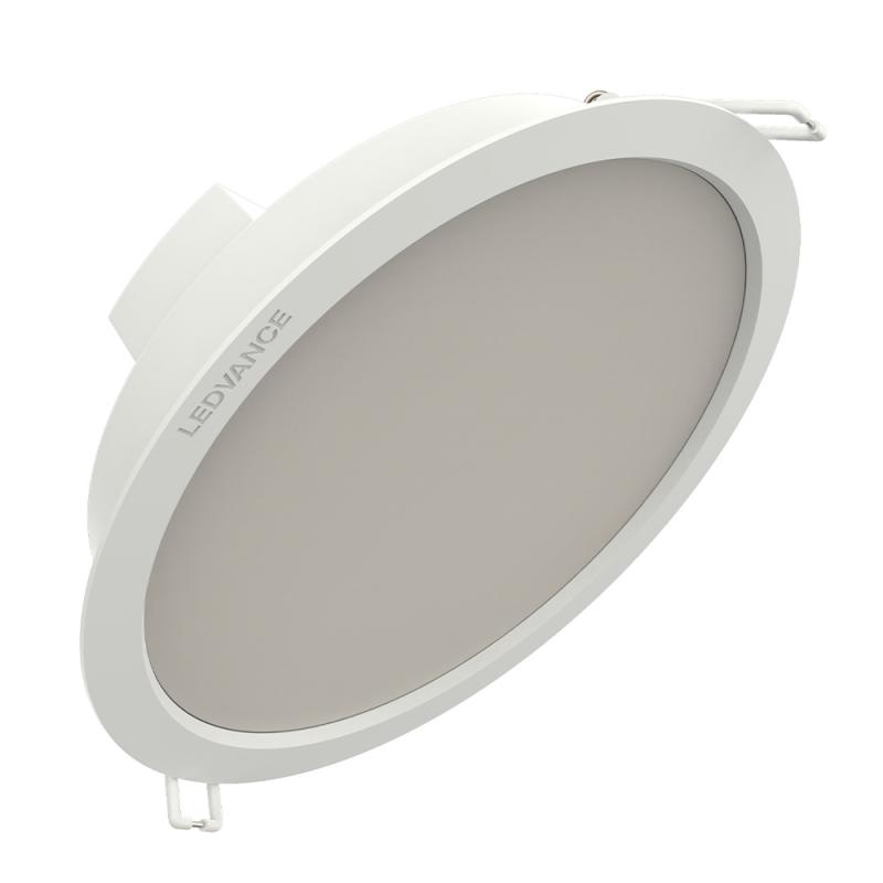 LEDVANCE DOWNLIGHT DL 165 IP44 DN 165 13W 830 WT Einbaudurchmesser 150 mm , Einbautiefe 42 mm