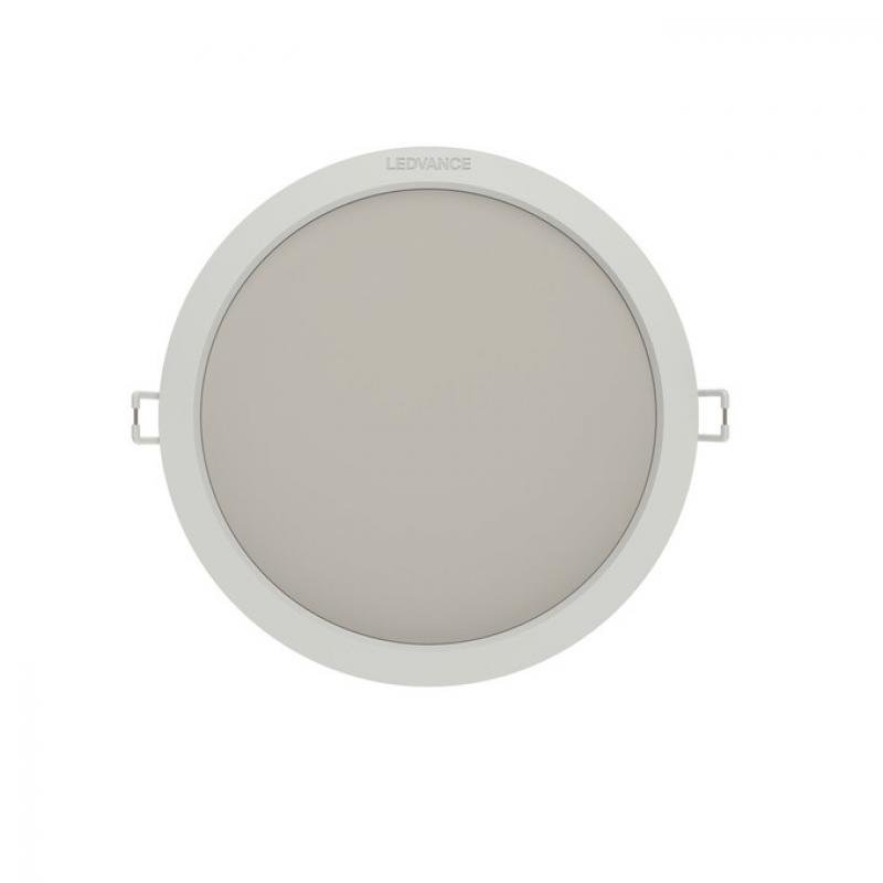 LEDVANCE DOWNLIGHT DL 165 IP44 DN 165 13W 830 WT Einbaudurchmesser 150 mm , Einbautiefe 42 mm