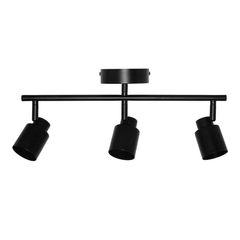OSRAM GU10 STRAHLER WANDLEUCHTE DECKENLEUCHTE SCHWARZ 3-FLAMMIG