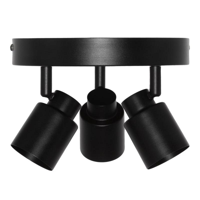 OSRAM LED SPOT PRIMAL 3X GU10 PLATE DECKENLEUCHTE SCHWARZ