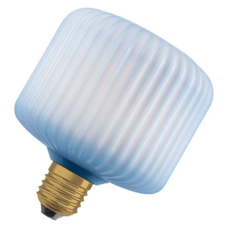 OSRAM DECOR LED Flat Lamp 3,5W 827 E27 Square Blau Glas nicht dimmbar
