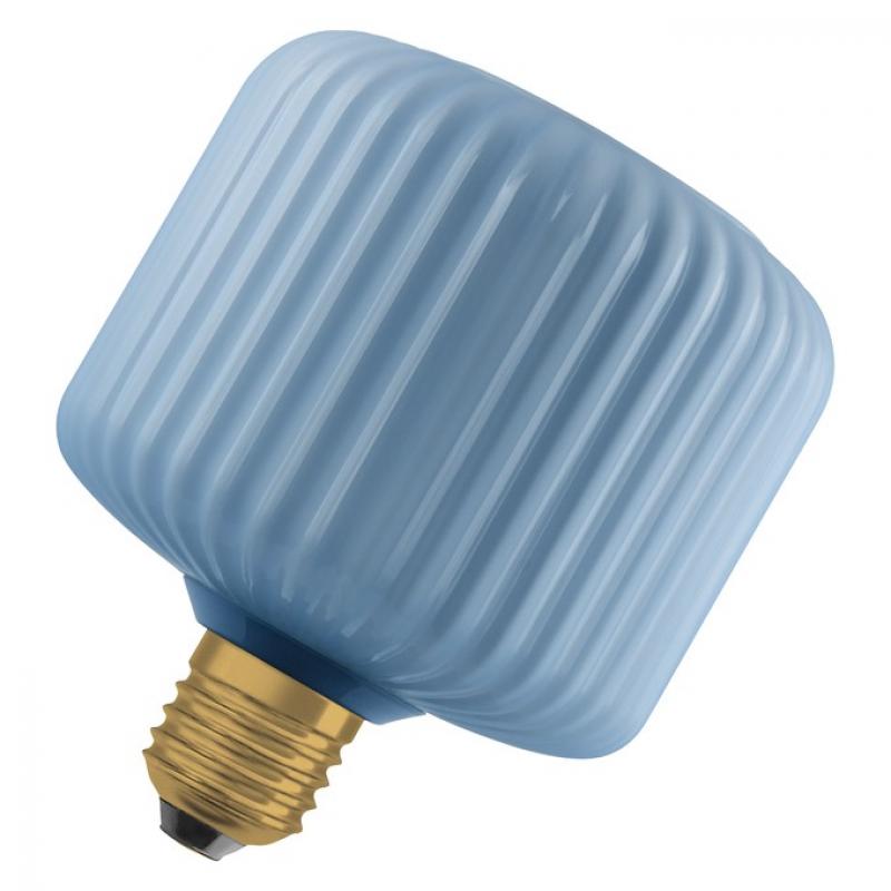 OSRAM DECOR LED Flat Lamp 3,5W 827 E27 Square Blau Glas nicht dimmbar