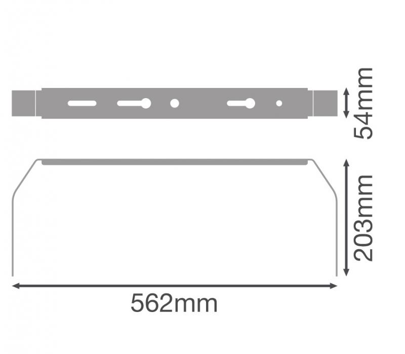 Ledvance LED Hallenleuchte HIGH BAY FLEX Zubehör -  HB FLEX BRACKET SURFACE