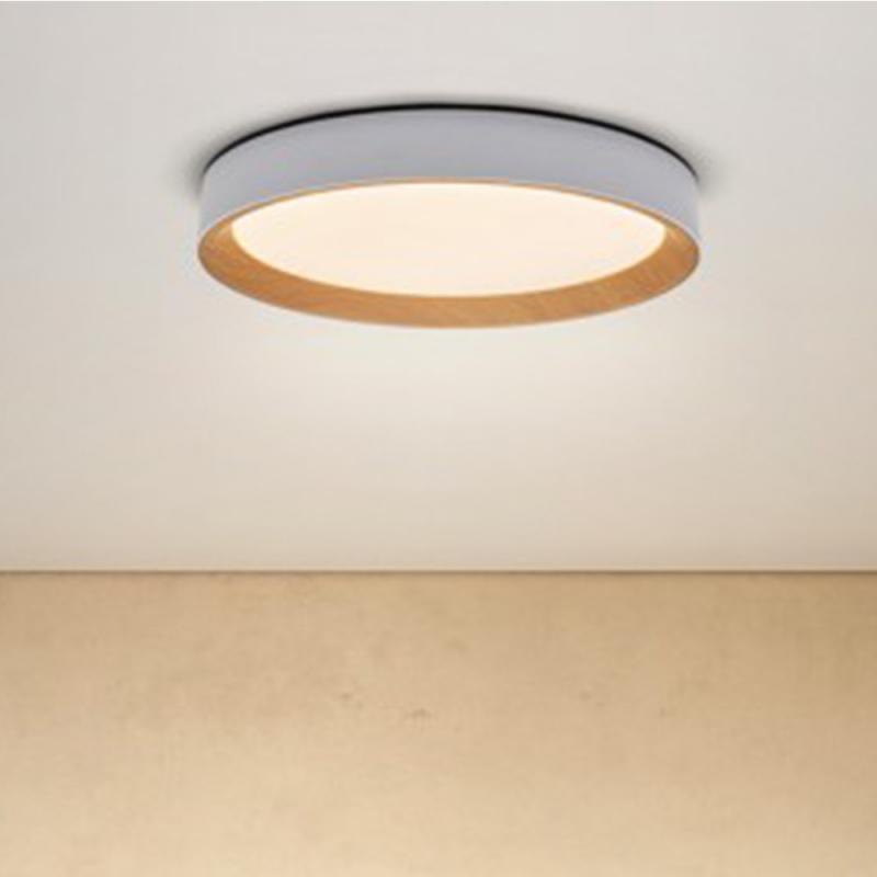 OSRAM ORBIS LARIOS 290mm 16W CLICK DIM 830 HOLZDEKOR WEISS DECKENLAMPE