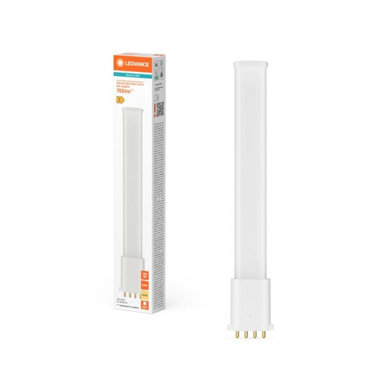 LEDVANCE DULUX LED S/E11 6W wie 11W, 630 lm, 3000K warmweiß, 2G7, 230V, nicht dimmbar