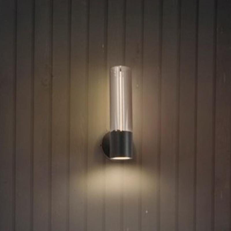 OSRAM ENDURA Decor Filament Wall Daylight Sensor 8W IP54 Dark Grey Außenwandleuchte