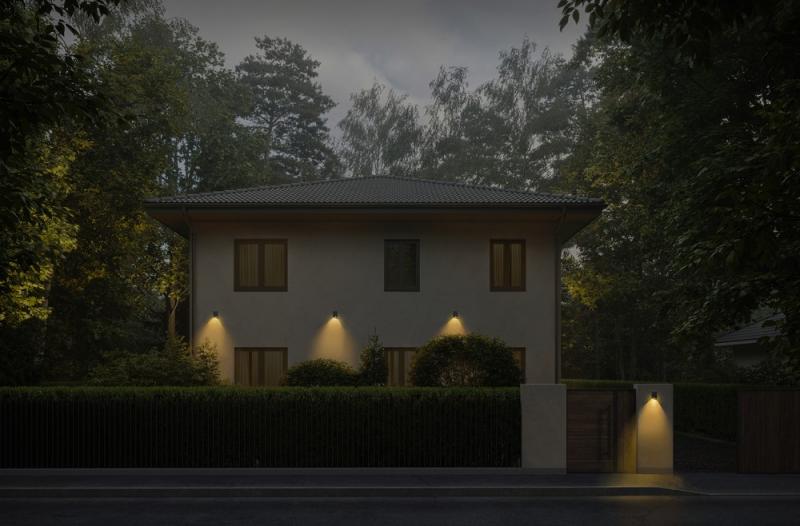 OSRAM ENDURA Classic Copen Down Wall GU10 IP54 Dark Grey Außenwandleuchte