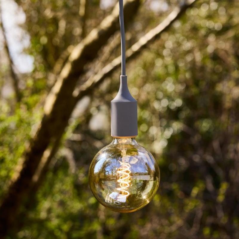 OSRAM ENDURA Decor Portable Pendant Pendeleuchte 5m 2,5W E27 IP44 Grau