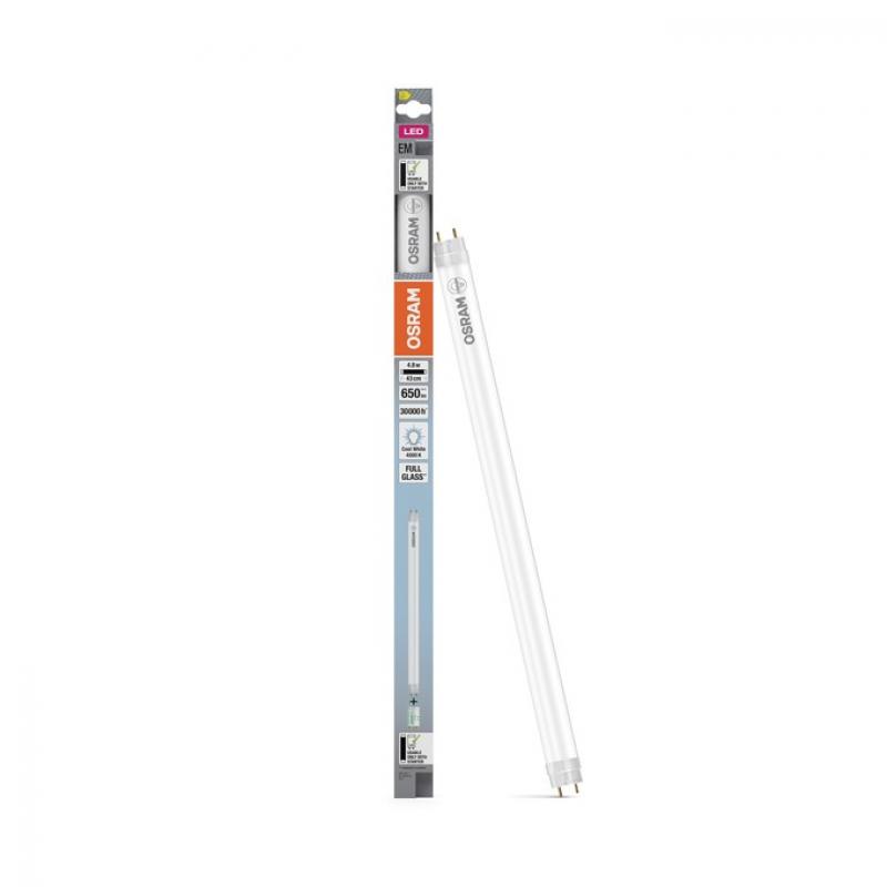 OSRAM LED TUBE T8 EM LED TUBE T8 15 EM 438 mm 4.8W 840 4000K neutralweiß für KVG/VVG Betrieb und Netzspannung