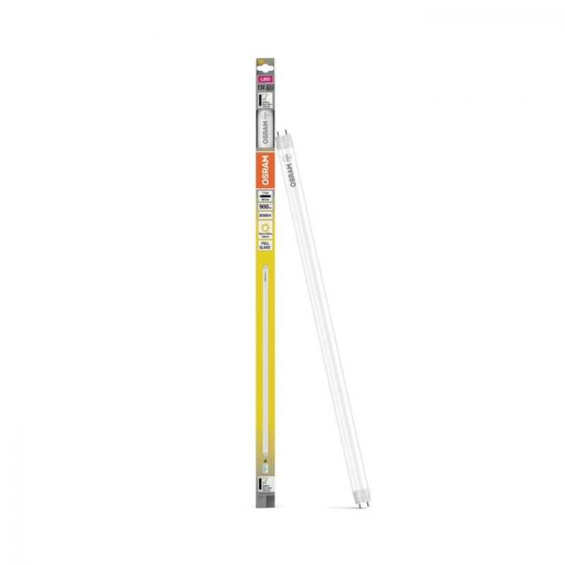 OSRAM LED TUBE T8 EM LED TUBE T8 18 EM 600 mm 7.4W 830 3000K Warmweiß für KVG/VVG Betrieb und Netzspannung