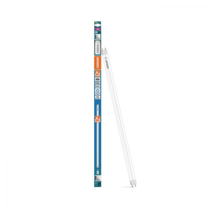 OSRAM LED TUBE T8 18 EM PRO 600 mm 6,3W 865 G13 LED-Röhre 1100 lm 6500K Tageslichtweiß für KVG/VVG/ Netzspannung