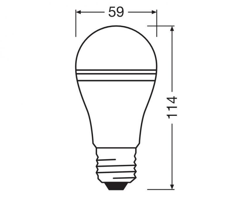 OSRAM E27 Nachtlicht Lampe LED Superstar+ Classic A60 Nightlight 8W 2700K/2000K matt