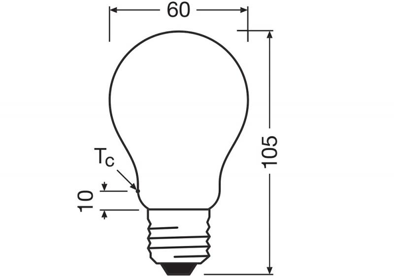 OSRAM E27 LED Lampe Star Classic A75 7,5W wie 75W matt 1055 lm 6500K Tageslichtweiß