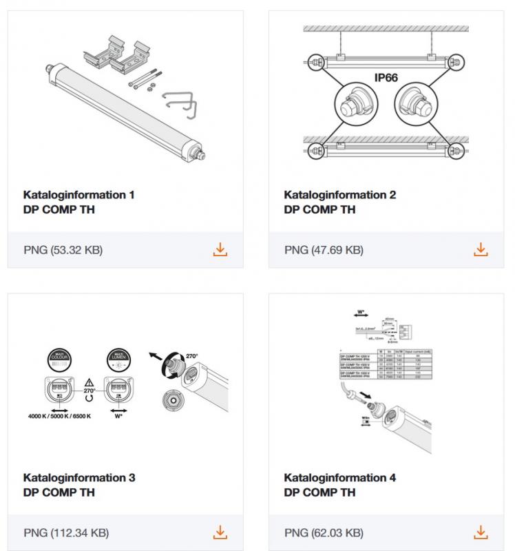 LEDVANCE DP COMP TH 1200 V 29W ML 840/865 IP66 MULTI SELECT THROUGHWIRING - Durchverdrahtung 3x1,5mm² bereits installiert