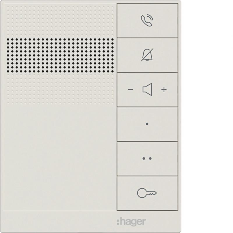 Hager Innenstation audio IP intercom speak, ws