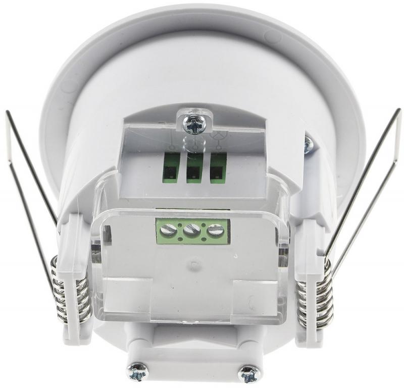 ChiliTec Decken-Einbau-Bewegungsmelder 360° PIR, LED geeignet, 6m Detektion, weiß