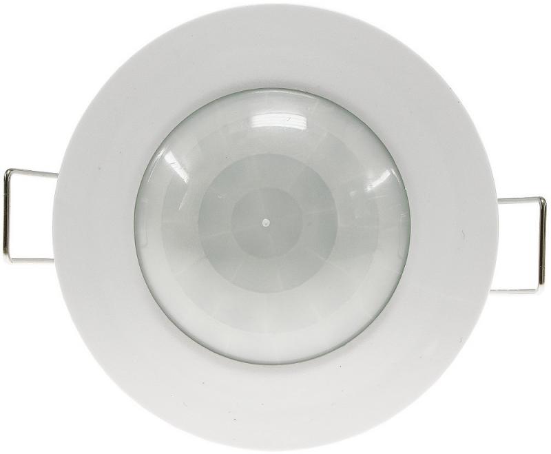 ChiliTec Decken-Einbau-Bewegungsmelder 360° PIR, LED geeignet, 6m Detektion, weiß