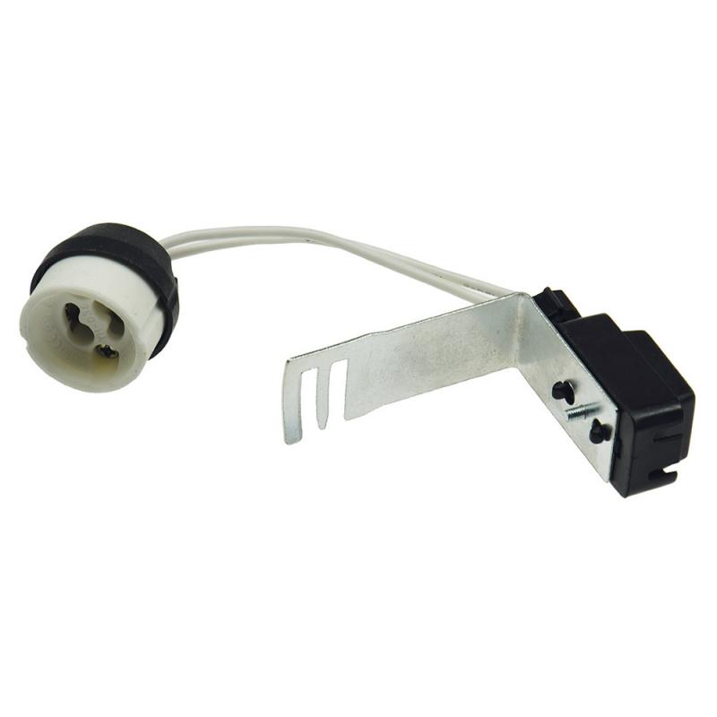 1 Stück ChiliTec GU10 Lampenfassung mit Zugentlastung Keramik Fassung mit 10cm Kabel
