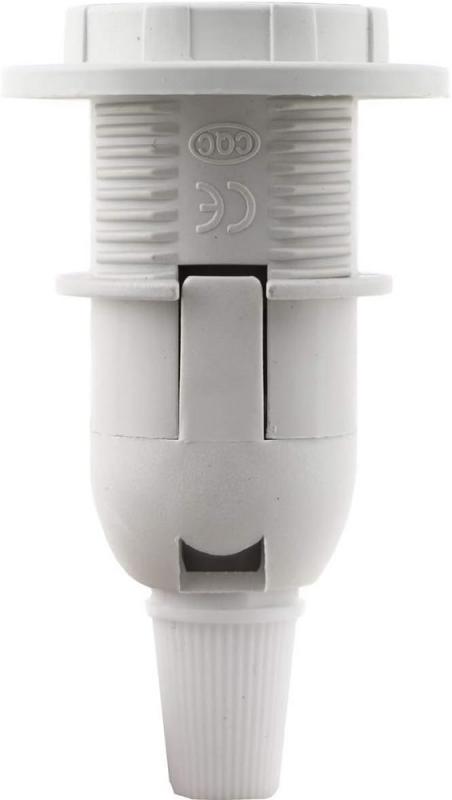 ChiliTec Netzkabel mit Schalter und E14 Fassung 1,4m + 2m lang, weiß