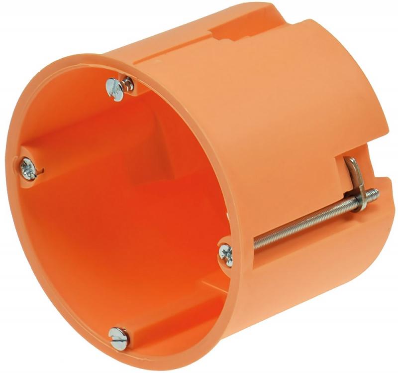 ChiliTec UP Hohlwanddose Ø 68 x 61mm inkl. Geräteschrauben, orange